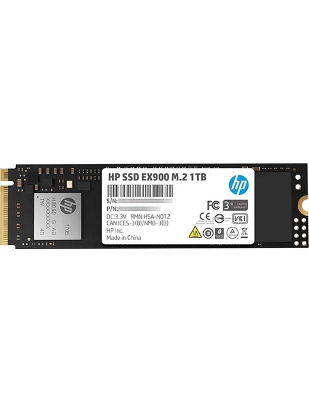 HP 1tb EX900 M.2 Nvme Pcıe 2100-1815MB/S 3D Tlc Nand 5XM46AA ürün görseli 1