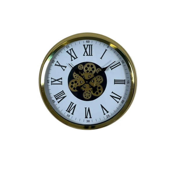 Aurelius Gold 60 Cm Çarklı Duvar Saati - Resim 3
