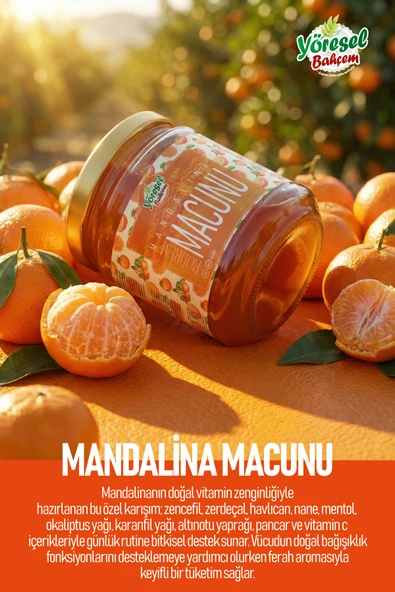 Yöresel Bahçem Bodrum Mandalina Macunu - Resim 2