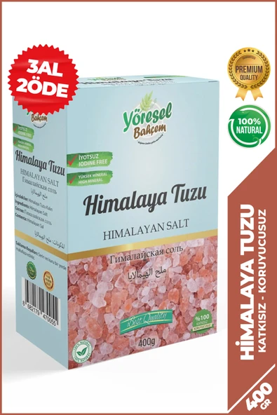 Yöresel Bahçem Himalaya Tuzu Kalın (400g) ürün görseli 1