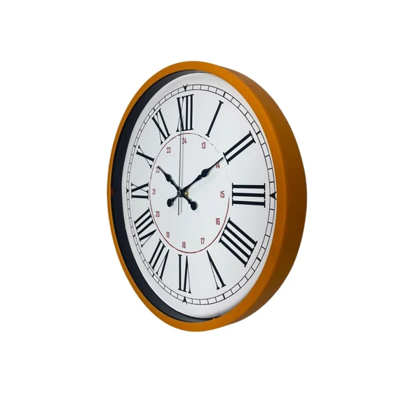 Turuncu 36 Cm Standart Duvar Saati - Resim 2