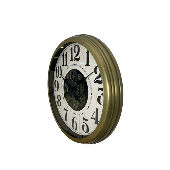 Retro Prime Classic 60 Cm Çarklı Duvar Saati - Resim 2