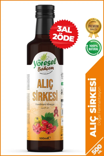 Yöresel Bahçem Alıç Sirkesi Doğal Fermantasyon (500ML) ürün görseli 1