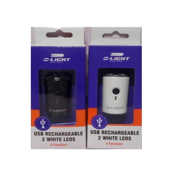 HSGL CG-211 ÖN FAR BEYAZ USB ŞARJ EDİLEBİLİR TAIWAN MALI ürün görseli 1