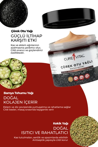 C&V CureVital Çörekotu Kremi 100 ml - Resim 2