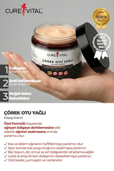C&V CureVital Çörekotu Kremi 100 ml - Resim 3