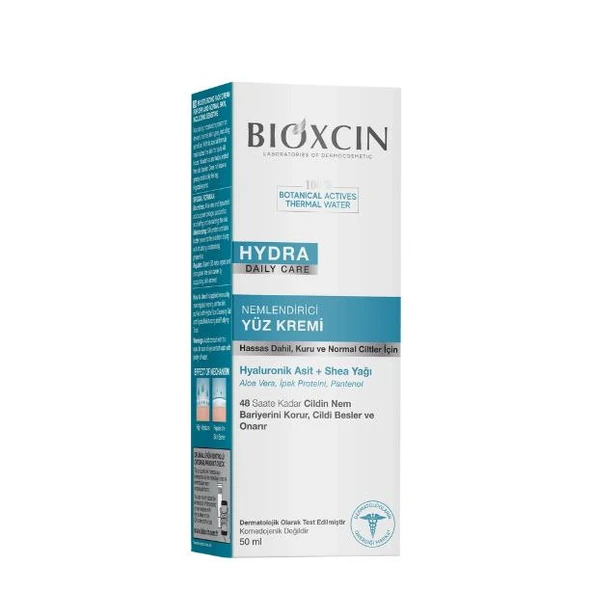 Bioxcin Hydra Nemlendirici Yüz Kremi Hasas Dahil, Kuru ve Normal Ciltler İçin 50 ml ürün görseli 1