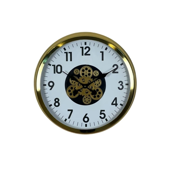 Gold Standart 60 Cm Çarklı Duvar Saati - Resim 3