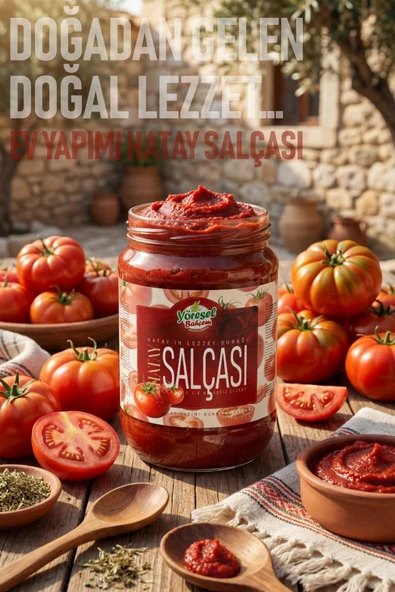 Yöresel Bahçem Domates Salçası - Resim 2