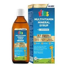 Nutraxin Kids Multivitamin Mineral Şurup 150 ml ürün görseli 1