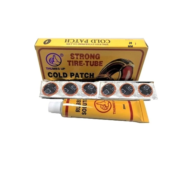 Hsgl Bisiklet Lastik Tamir 64 lı 20mm Soğuk Yama Bisiklet tamir Yedek Parça Tamir Kiti ürün görseli 1