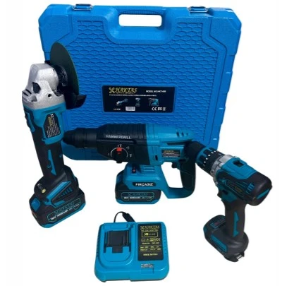 HSGL HKT 725 36V 3000mAh Akülü Spiral Matkap Hilti 3’lü Set  Çift Akü Lityum Pil Profesyonel Seri ürün görseli 1