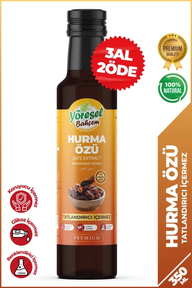 Yöresel Bahçem Hurma Özü (350G) ürün görseli 1