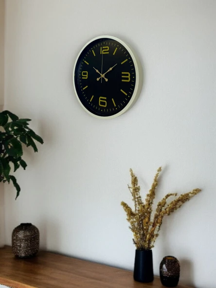 36 Cm Dekoratif Modern Duvar Saati - Resim 2