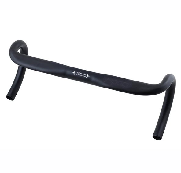 Hsgl Bisiklet  Alüminyum Yol Yarış Gidon Siyah Aero 31.8 Genişlik 420 mm GDN501 ürün görseli 1