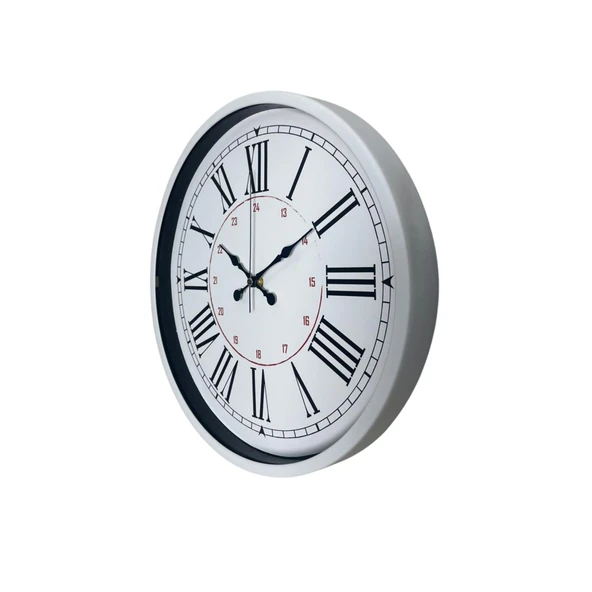 Beyaz 36 Cm Standart Duvar Saati - Resim 2