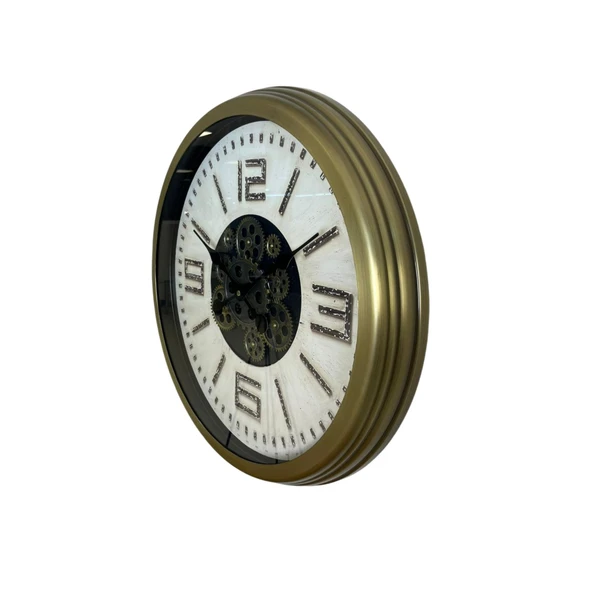 Antique Motion 60 Cm Çarklı Duvar Saati - Resim 2