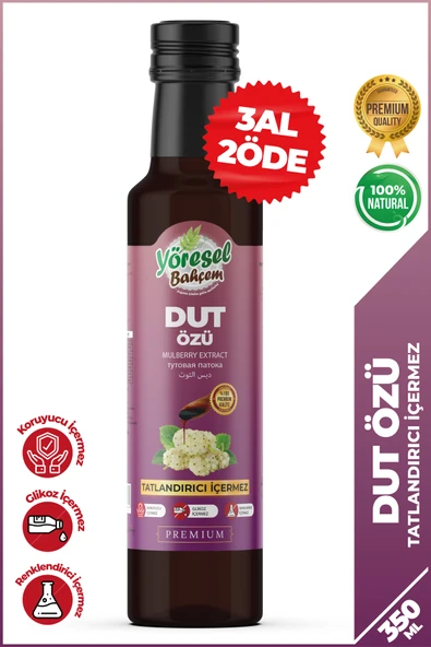 Yöresel Bahçem Dut Özü (350G) ürün görseli 1