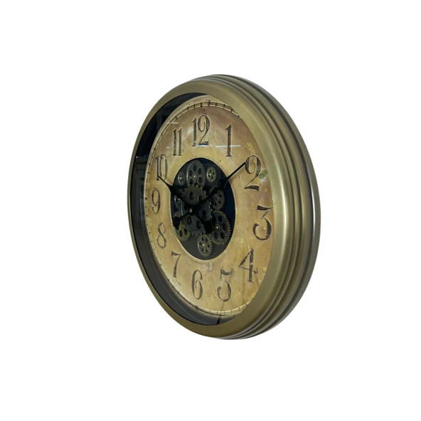 Nostalgia 60 Cm Çarklı Duvar Saati - Resim 2