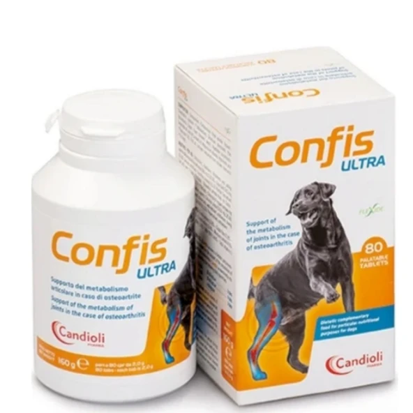 Candioli Confis Ultra Dog 80 Tablet (Köpek Osteoartrit ve Kıkırdak Restorasyonu) ürün görseli 1