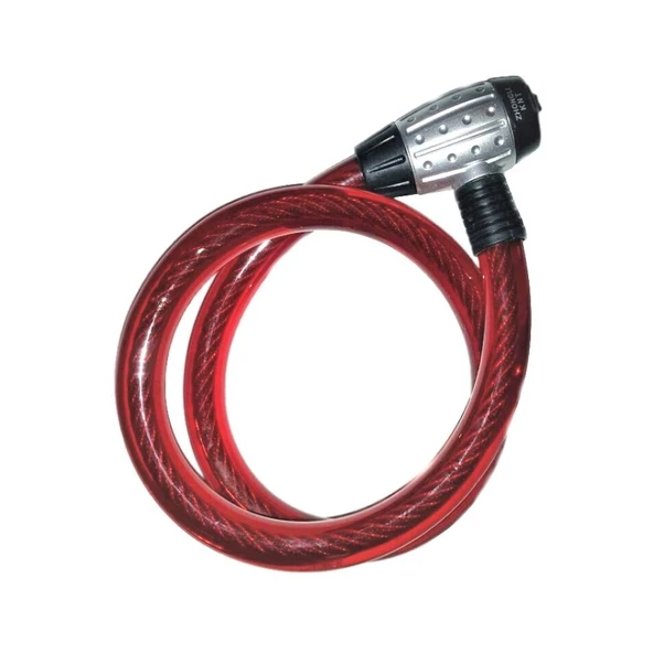 HSGL  BİSİKLET MOTORSİKLET ANAHTARLI HALAT KİLİT 25 X120 cm ürün görseli 1