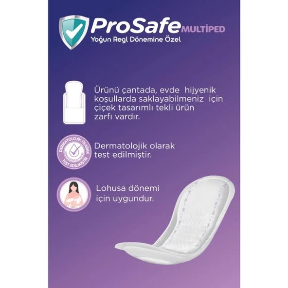 Prosafe Multiped Yoğun Regl Dönemine Özel Medium 10 lu - Resim 3