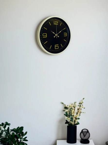 36 Cm Dekoratif Modern Duvar Saati - Resim 3