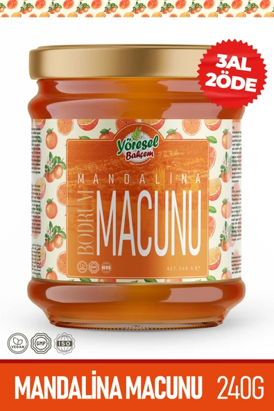 Yöresel Bahçem Bodrum Mandalina Macunu ürün görseli 1
