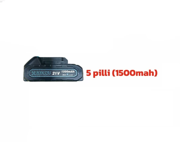 HSGL HKT407 21V 1500mAh 5 Pilli Lityum Batarya  Uzun Ömür  Yüksek Güç ürün görseli 1