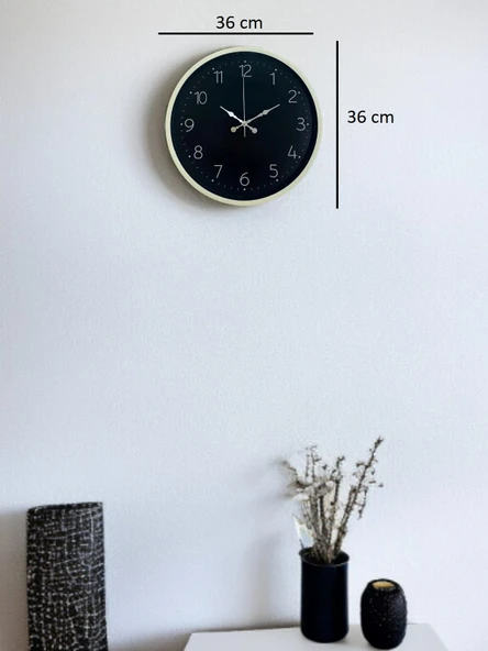36 Cm Dekoratif Duvar Saati - Resim 5