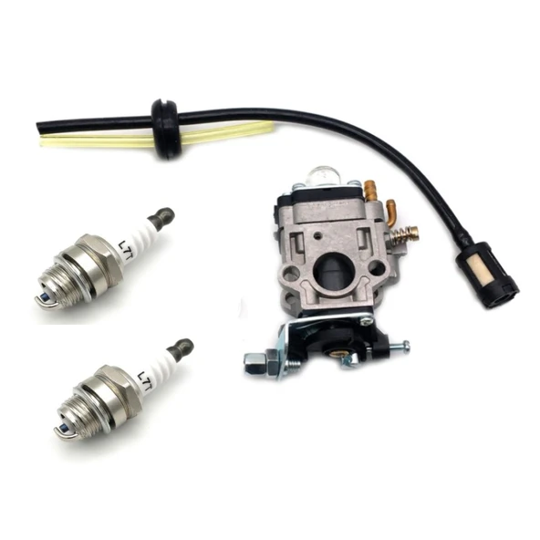 Algaride Motorlu Tırpan TL52 Karbüratör Buji Benzin Filtre Set tırpan Karburatör Buji Benzin filtre Hortum Set ürün ürün görseli 1