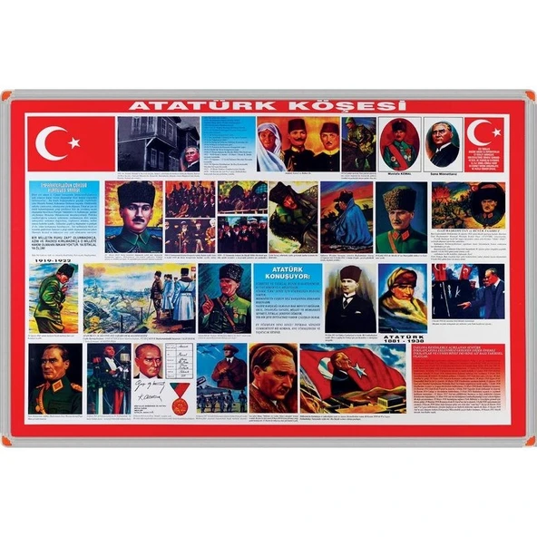 ATATÜRK KÖŞESİ (Alüminyum Çerçeve) ürün görseli 1