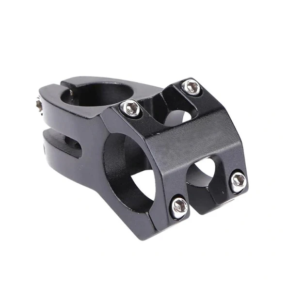 Hsgl Bisiklet Siyah Alüminyum Gidon Boğazı  30 mm 31.8-28.6 Bisiklet Gidon Boğazı Siyah ürün görseli 1