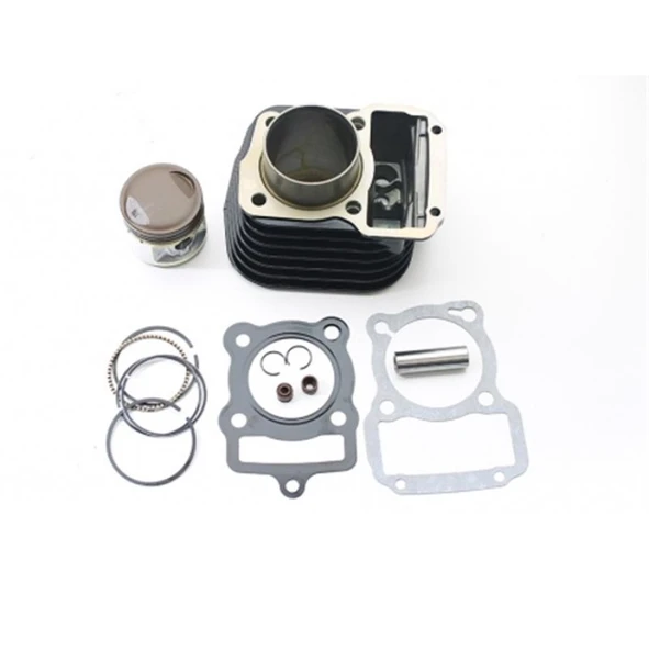 Hsgl Motorsiklet Cg 125 13 perno 56.5mm Silver Silindir Atg Sekman Conta Takımı Piston 51025 ürün görseli 1