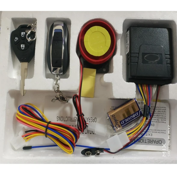 Hsgl Motorsiklet Alarm Seti 120db Uzaktan Çalıştırma  anti-hırsızlık motosiklet bisiklet su geçirmez araba parçaları uzaktan başlangıç kiti için araba ürün görseli 1