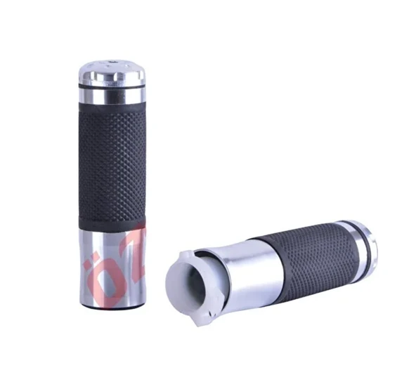 Hsgl Motorsiklet Aluminyum Nikel Renk Cg Scooter Moped Gaz Borusu Dahil 22mm KN49005-3 ürün görseli 1