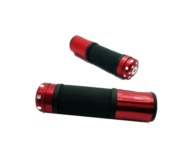 Hsgl Motorsiklet Aluminyum Kırmızı Cg Scooter Moped Gaz Borusu Dahil 22mm KN49005-1 ürün görseli 1