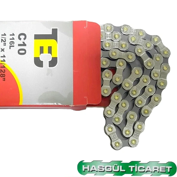 BİSİKLET ZİNCİR C-10 TEC (KMC) HSGL - Resim 2