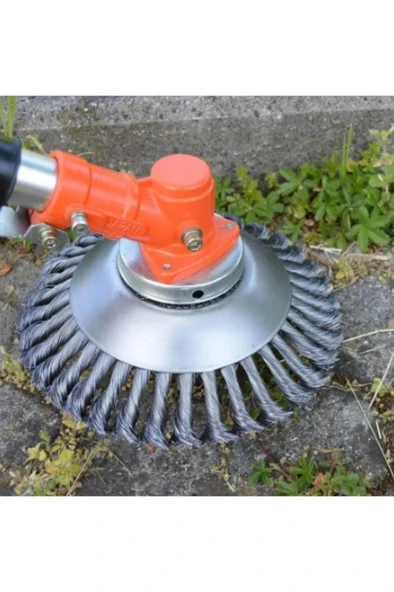 Hsgl Tırpan Başlığı Beton Üstü Kıyı Temizleme 8 '' Çelik Telli Universal ürün görseli 1