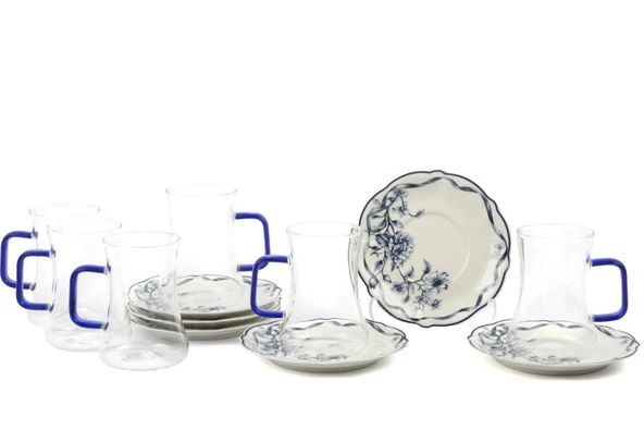 Mikasa Moor Luna Blue 6Lı Çay Bardak Seti ürün görseli 1