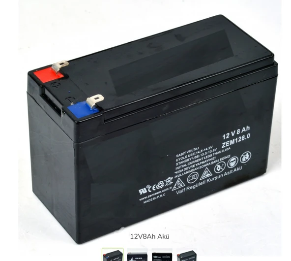 Hsgl İlaçlama Makinası Aküsü 12v8ah-7ah /20HR Şarj edilebilir Akü 6-FMD-8 ürün görseli 1