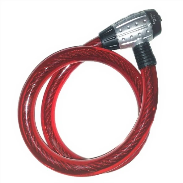 HSGL MOTOSİKLET BİSİKLET ANAHTARLI HALAT KİLİT 25X150 ürün görseli 1