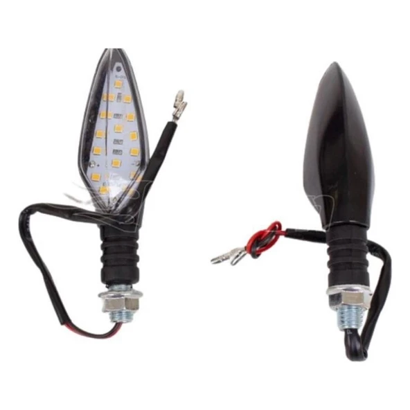 Hsgl Motorsiklet Led Çıta model Sarı Sinyal ürün görseli 1