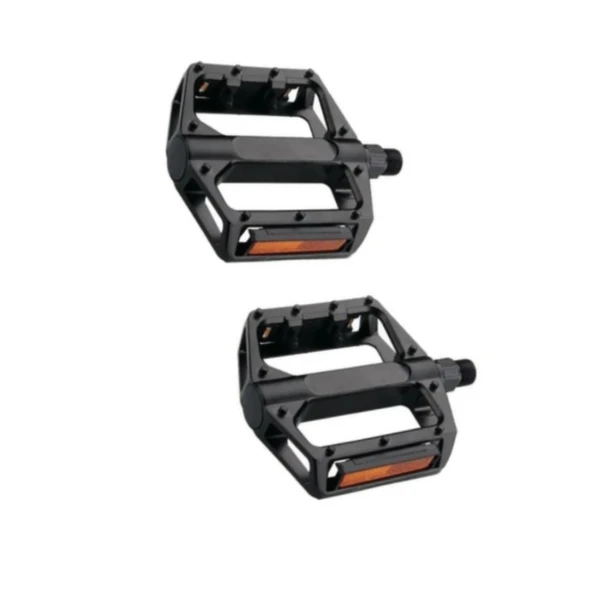 Hsgl Bisiklet Geniş Bilyalı Reflektörlü Siyah Pedal - Resim 5