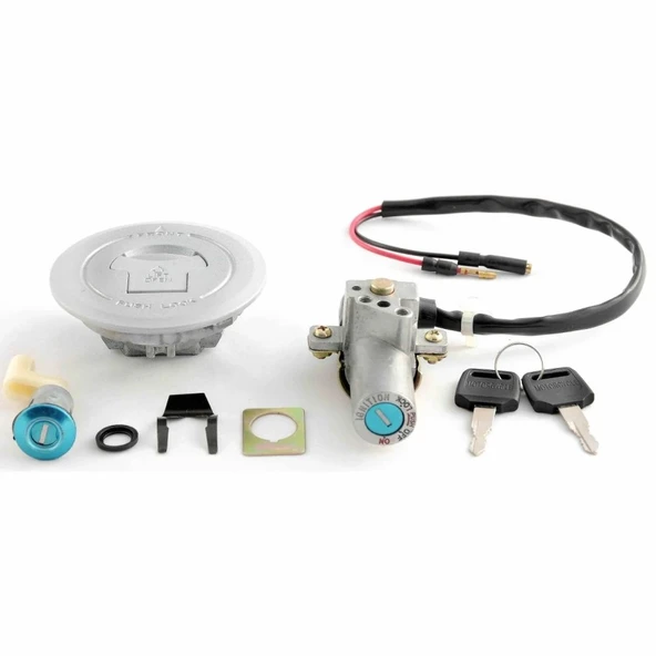 Hsgl Motorsiklet Cbf150 Kontak Seti depo bagaj gidon kilit set 51216 ürün görseli 1