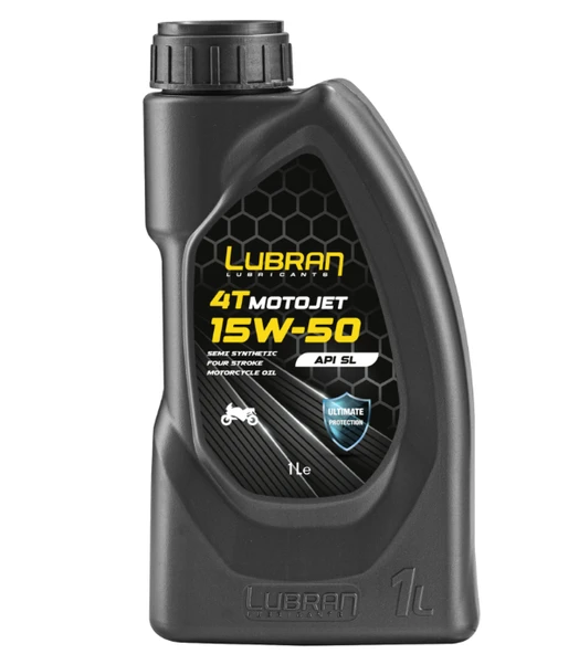 HSGL Lubran 4T MotoJet 15W-50 15x1 LT Motosiklet Yağı  Yüksek Performanslı 4 Zaman Motor Yağı 15 lt ürün görseli 1