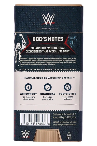 Dr.Squatch Stone Cold Stunner Alüminyumsuz Stick Deodorant 75GR - Resim 2