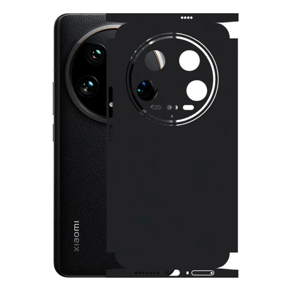 Xiaomi 14 Ultra ile Uyumlu 360 Arka Kaplama   Mat Siyah ürün görseli 1