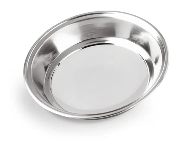 Hsgl Anadol  Servis Çelik Tabak No:5  21 cm  yemek Servis Tabağı ürün görseli 1