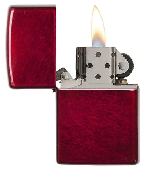 Zippo Classic Candy Apple Red Dizayn Çakmak - Resim 3